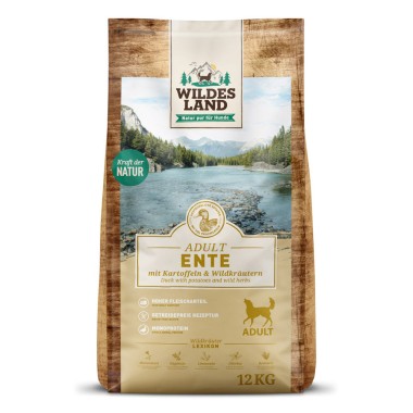 Wildes Land Classic Adult, Trockenfutter, Ente mit Kartoffel, 1 kg, WL515771